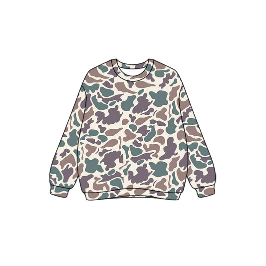 Preorder GT1126 Adult Women's Camouflage Long Sleeve Top 202507