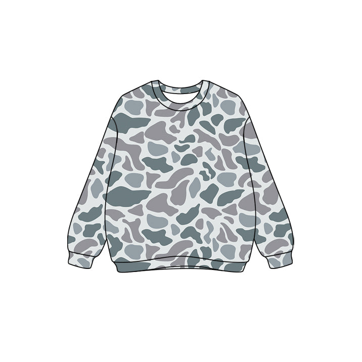 Preorder GT1127 Adult Women's Camouflage Long Sleeve Top 202507