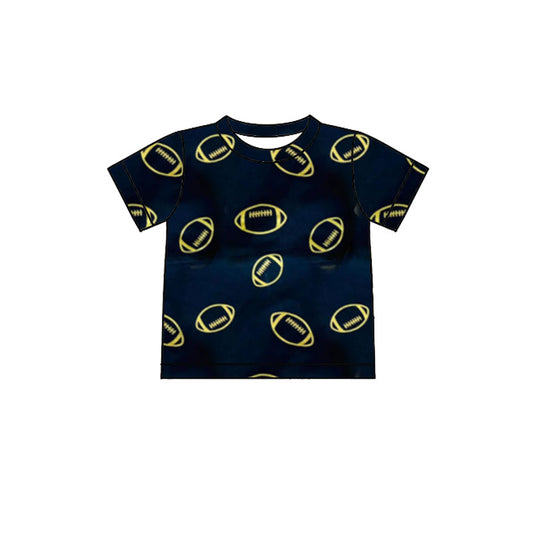 MOQ 5 PCS Preorder GT1590 Rugby Navy Short Sleeve Girls Tops 202601