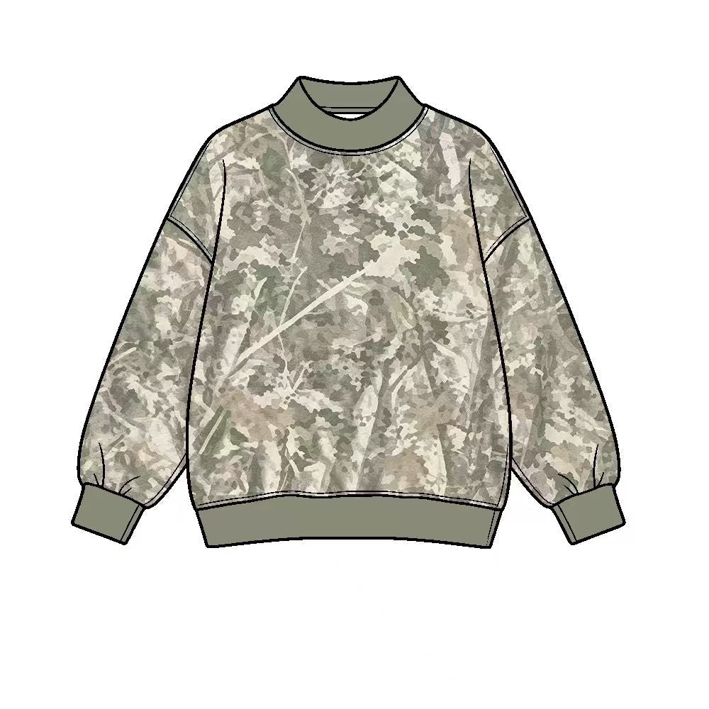 MOQ:5pcs GT1883 pre-order adult clothes camo adult women winter yoga top-2026.8.21