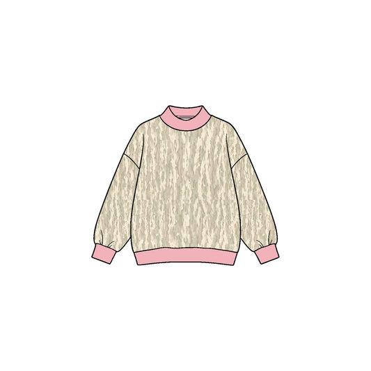 GT1889 pre-order toddler kid clothes yoga camo print long sleeve athletic sweatshirt-2026.8.27