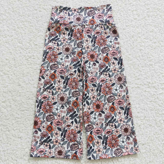 P0154 Floral Baby Girls Legging Long Pants