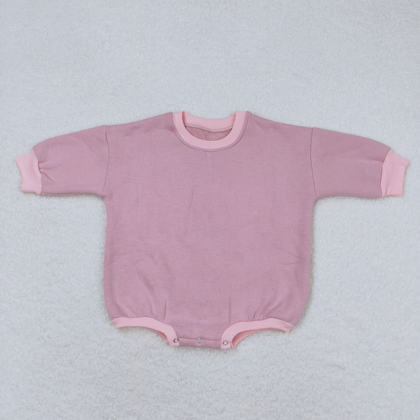 LR0947/59 Autumn and winter fleece color hoodie long sleeve romper baby girl romper