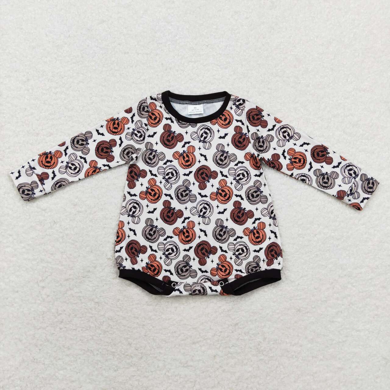 LR1282 Mickey Bat long-sleeved onesie