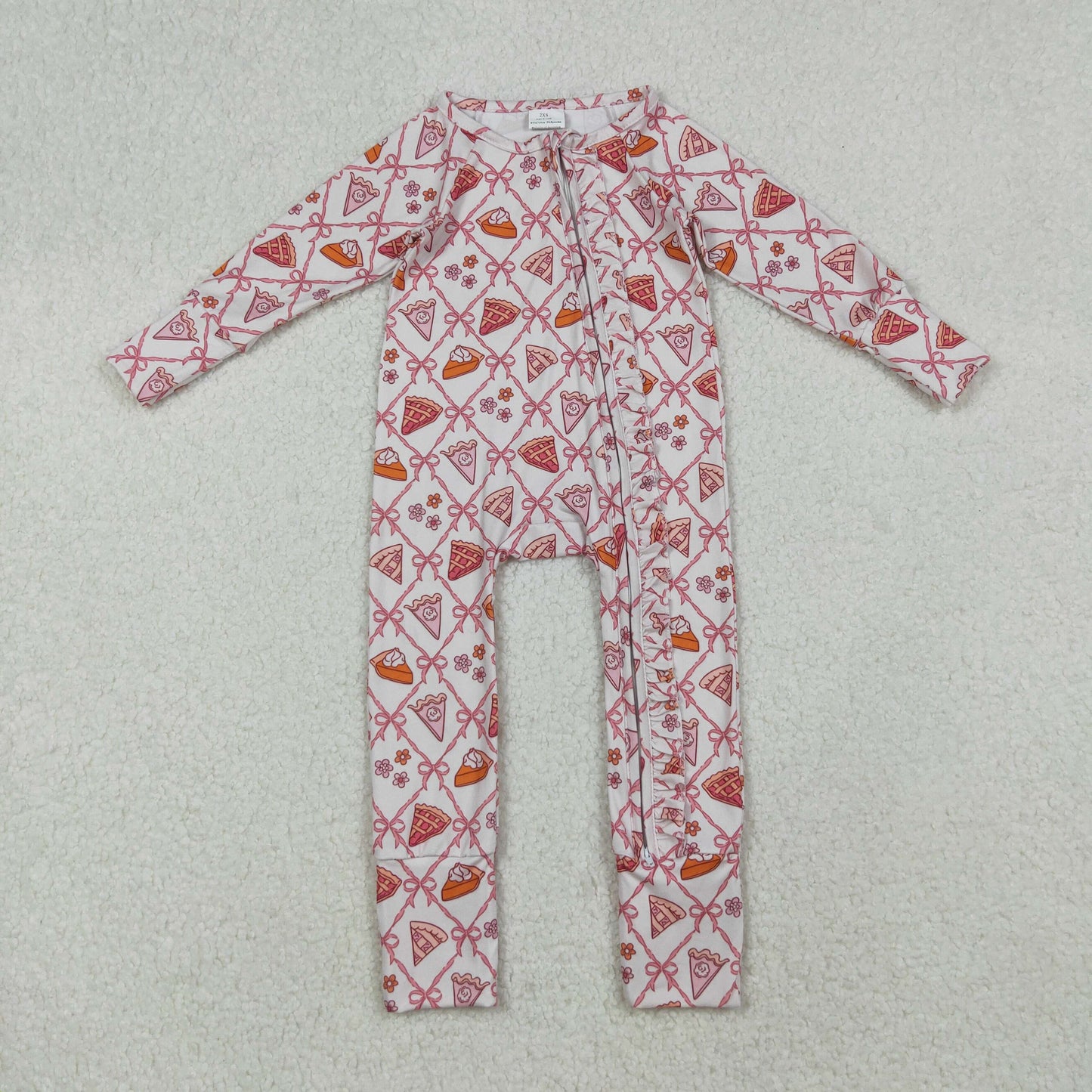 LR2594 Christmas Long Sleeve Girls Romper 202509 RTS