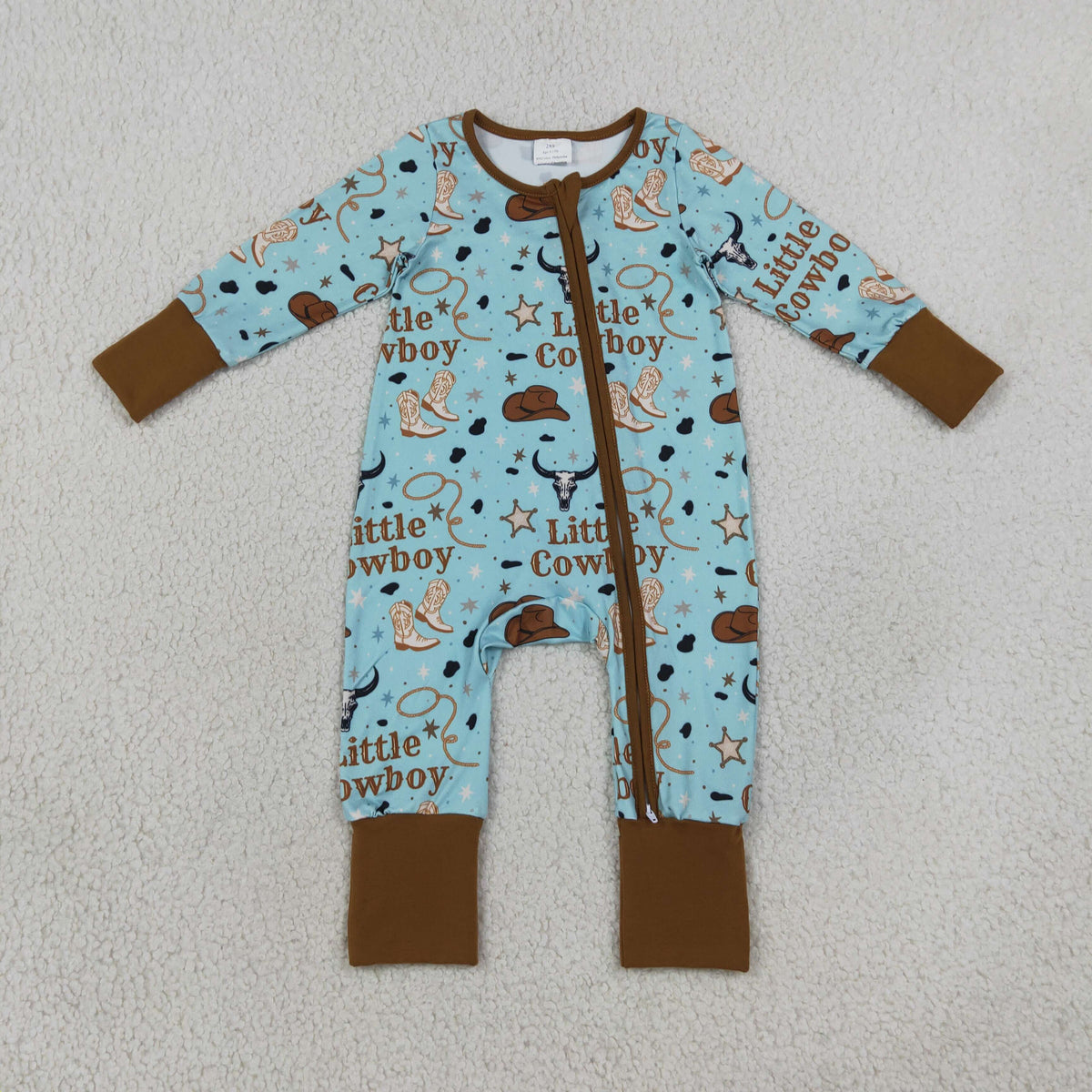 Western Little Cowboy Boys Pajamas Kids Matching Clothes