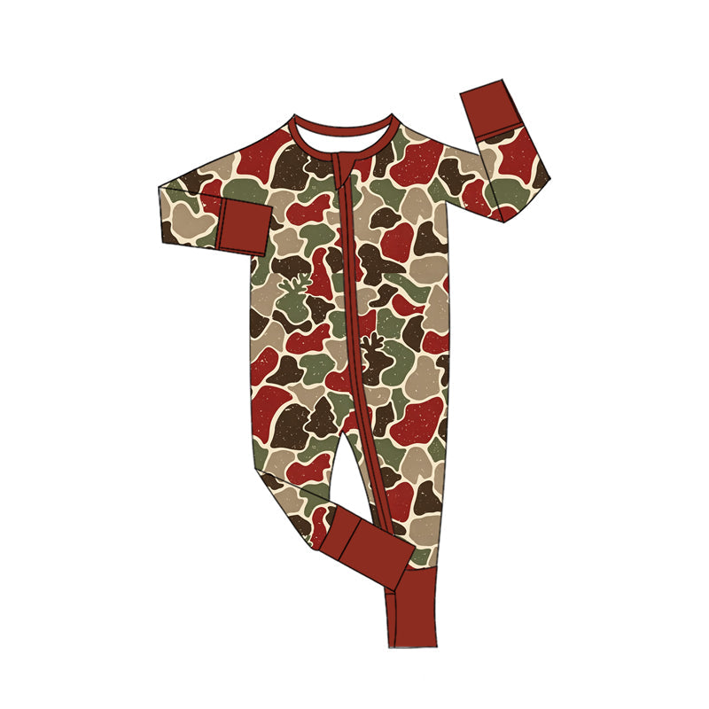Preorder MOQ 5 pcs Each Style Hunting Deer Camo Kids Matching Clothes 202609