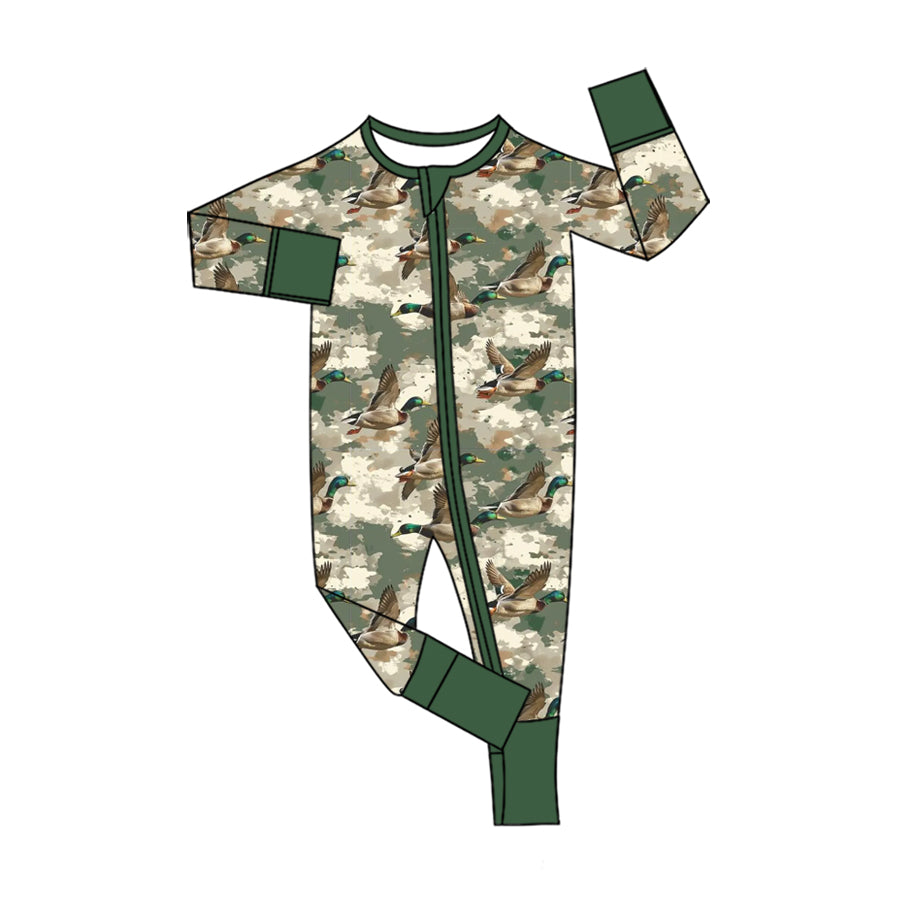 Preorder MOQ 5 pcs Each Style Mallard Ducks Camo Boys Pajamas Kids Matching Clothes
