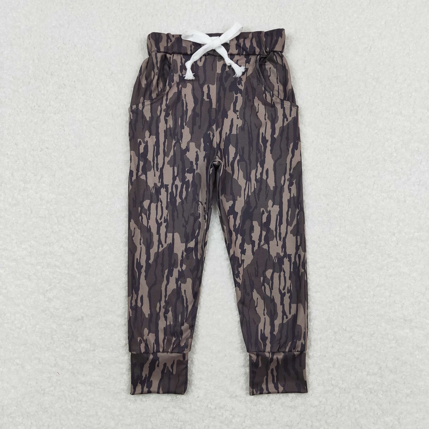 P0432 Brown Leave Camo Girls Legging Long Pants 20240402 RTS