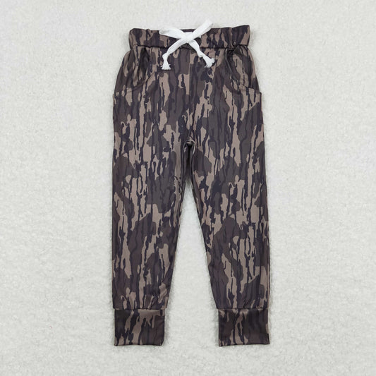 P0432 Brown Leave Camo Girls Legging Long Pants  20240402 RTS