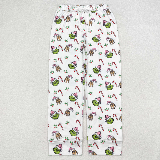 P0536 Adult female grinch puppy crutch white pants high quality wholesale