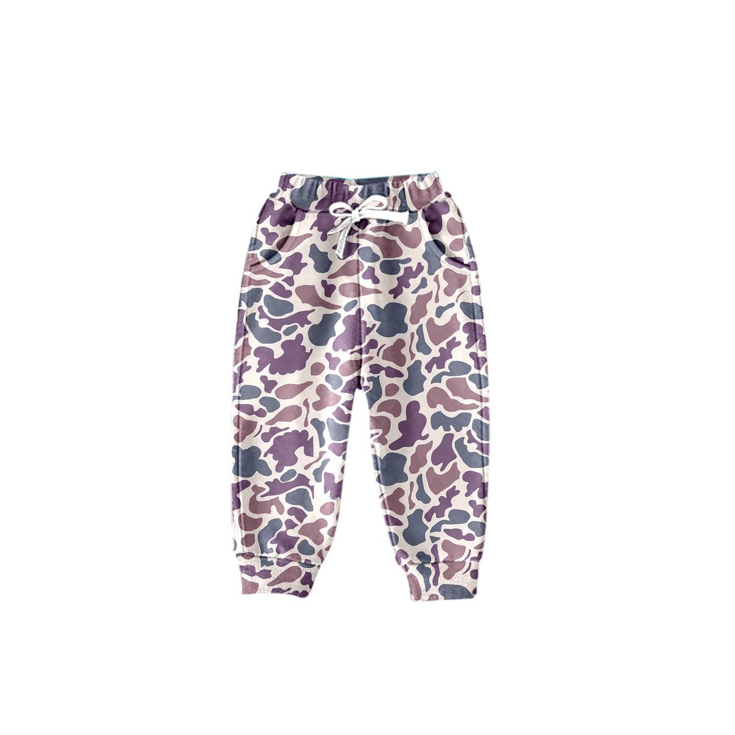 P0659 Brown Green Purple camouflage pants Jogger Girl Boutique Outfit 202501 RTS