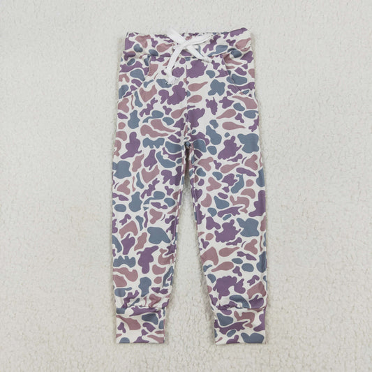 P0659 Brown Green Purple camouflage pants Jogger Girl Boutique Outfit 202501 RTS