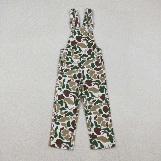 P0828 Boys Boutique Camo Denim Overalls Jumpsuits 202511 RTS