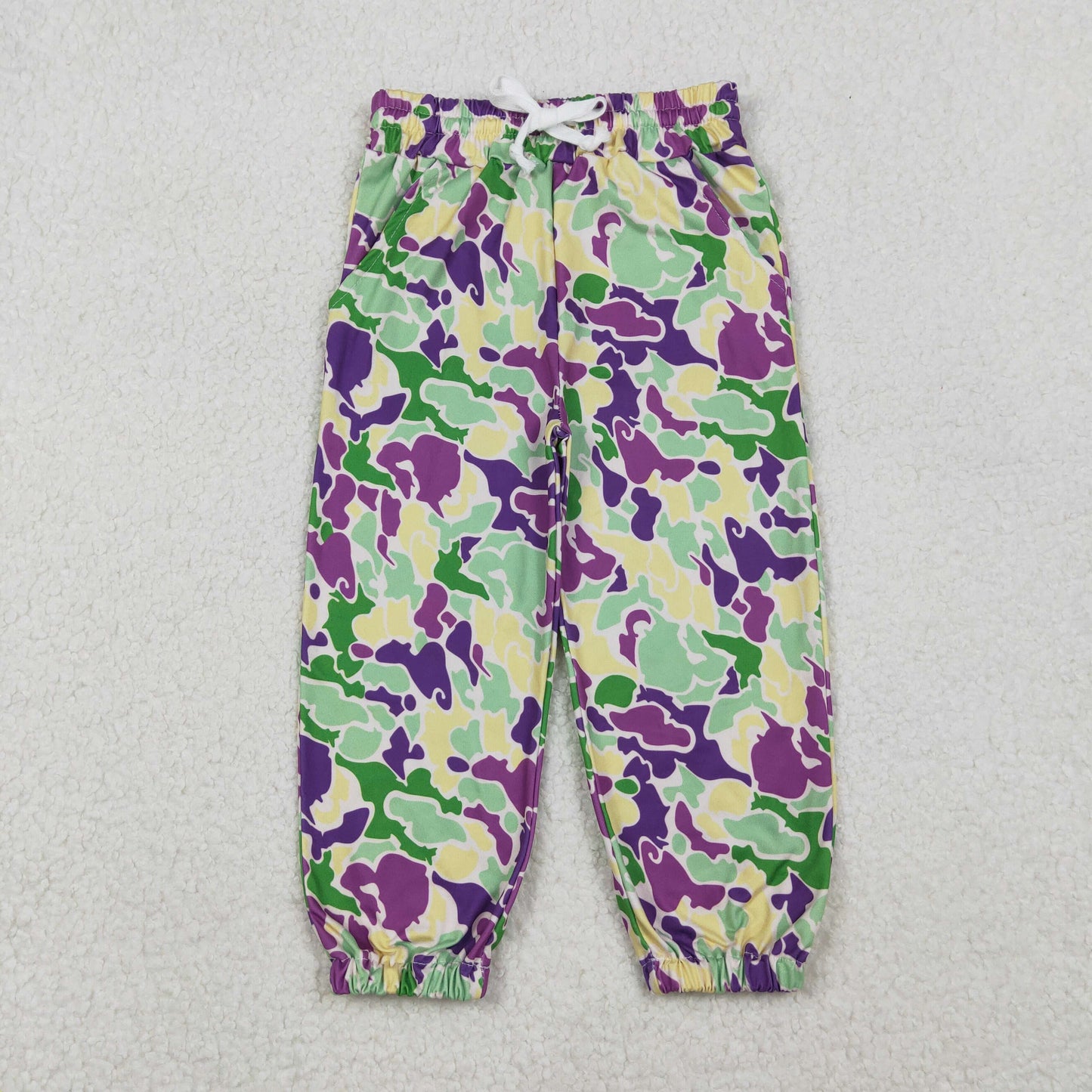 P0838 Purple Camouflage Boys Long Pants 202510 RTS