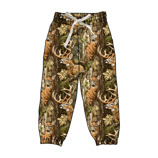 MOQ 8 P0839 preorder Adult Women Deer Hunting Brown Camouflage Yoga Pants 202509