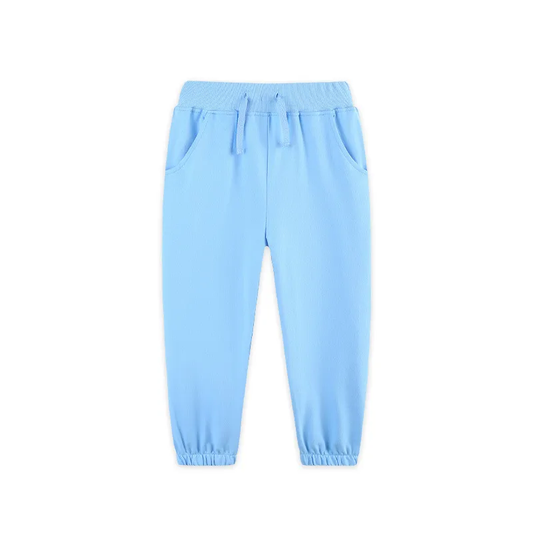 MOQ 8 Preorder P0880 Sky Blue Pocket Girls Long Pants 202509