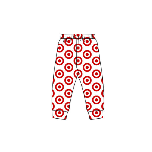 MOQ 5 Preorder P0909 Target Red White Girls Pants 202510