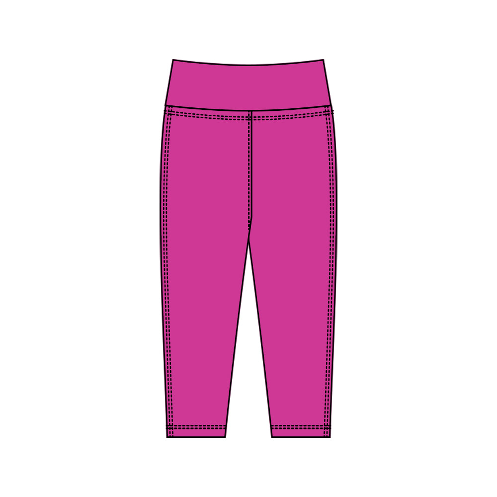 MOQ 5 Preorder P0928 Solid Purple Red Girls Yoga Pants 202510
