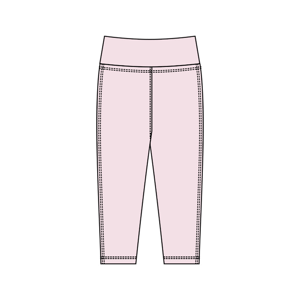 MOQ 5 Preorder P0929 Solid Pink Girls Yoga Pants 202510