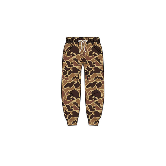 MOQ 5 Preorder P0945 Boys Brown Camouflage Pants 202510
