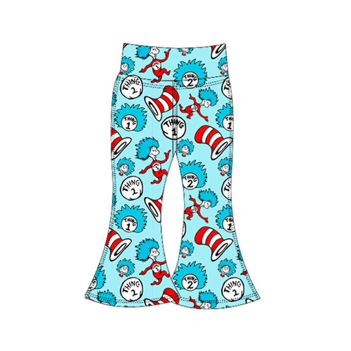 MOQ 5 Preorder P0946 Dr Seuss Blue Girls Yoga Pants 202510