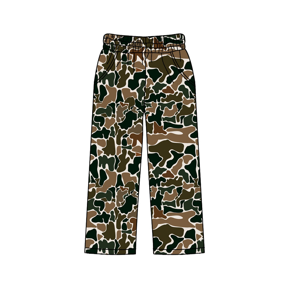 MOQ 5 PCS P0996 preorder Adult Female Brown Green Camouflage Long Pants 202511
