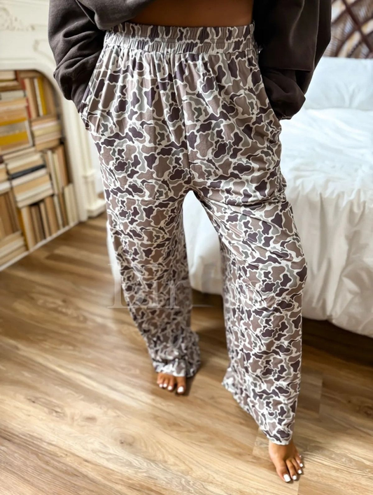 P1000 preorder Adult Female Gray Beige Brown Camouflage Long Pants 202601 RTS