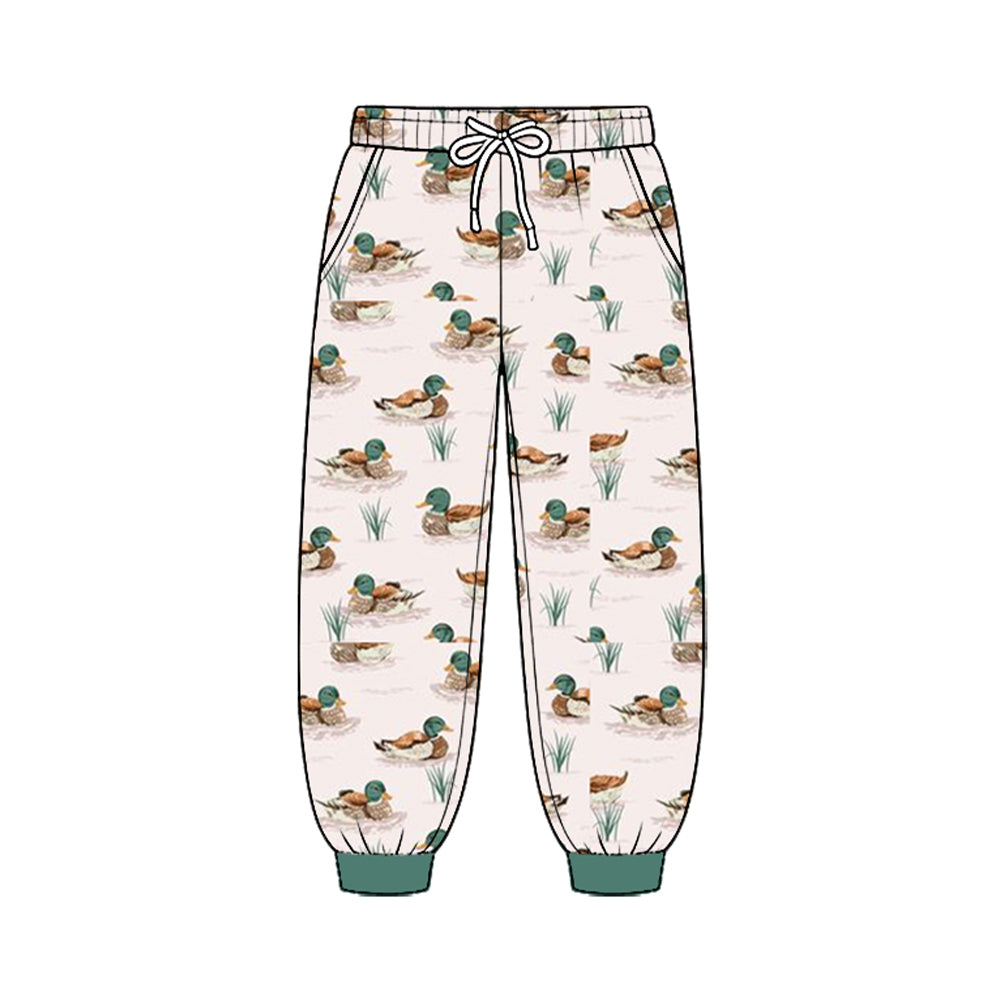 MOQ:5pcs P1205 pre-order baby boy clothes mallard ducks boy fall winter pant-2026.8.25