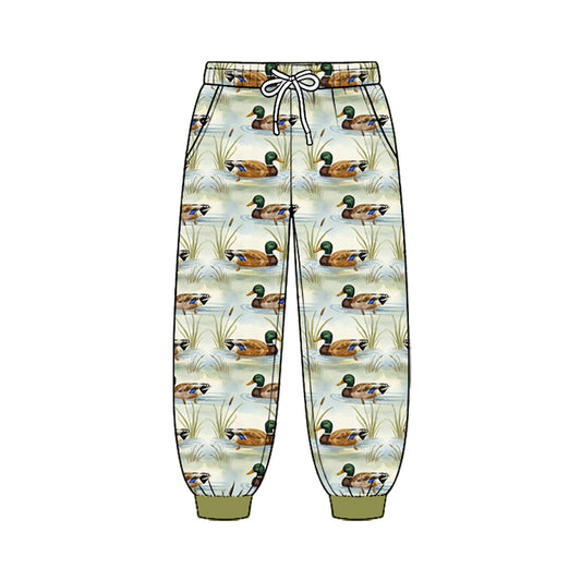 MOQ:5pcs P1206 pre-order baby boy clothes mallard ducks boy fall winter pant-2026.8.25