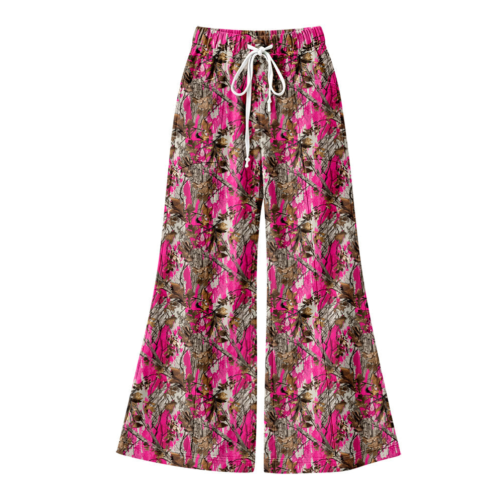 Preorder MOQ 5 pcs Each Style Hunting Leaves Yoga Pants Mommy and Me Matching Clothes