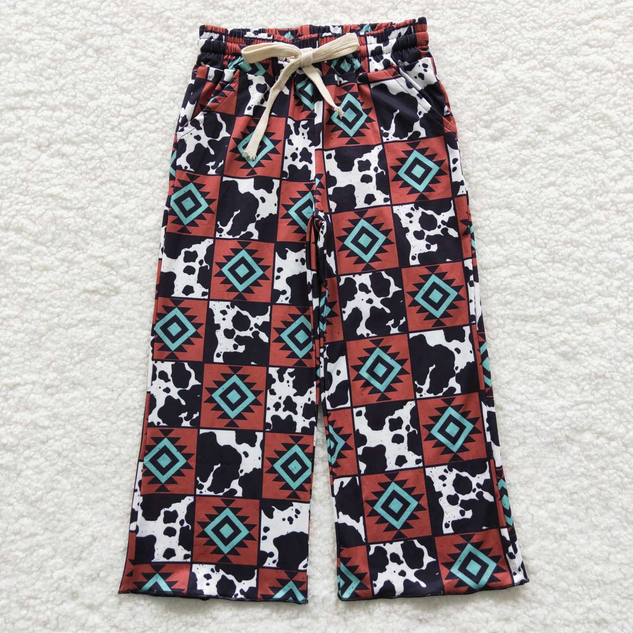 P0140 Western Cowboy Baby Girls Legging Long Pants