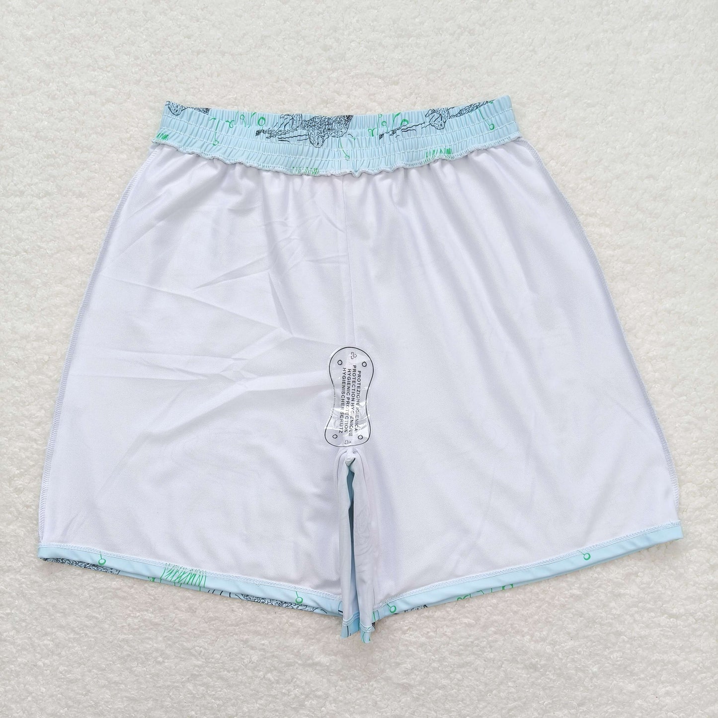 S0359 adult man duck light blue swimming trunks RTS 202508