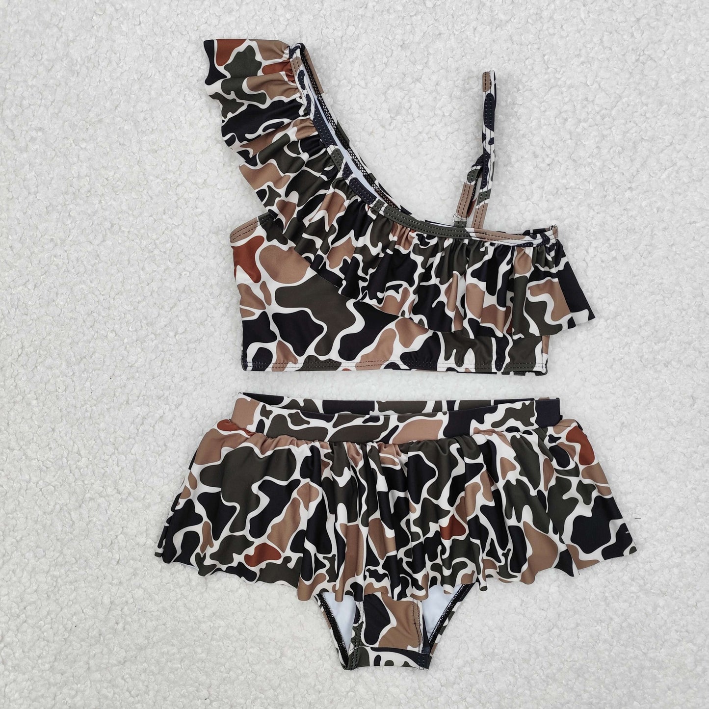 S0481 Baby girl outfit boutique girls swimwear vest and briefs summer clothes RTS 202412