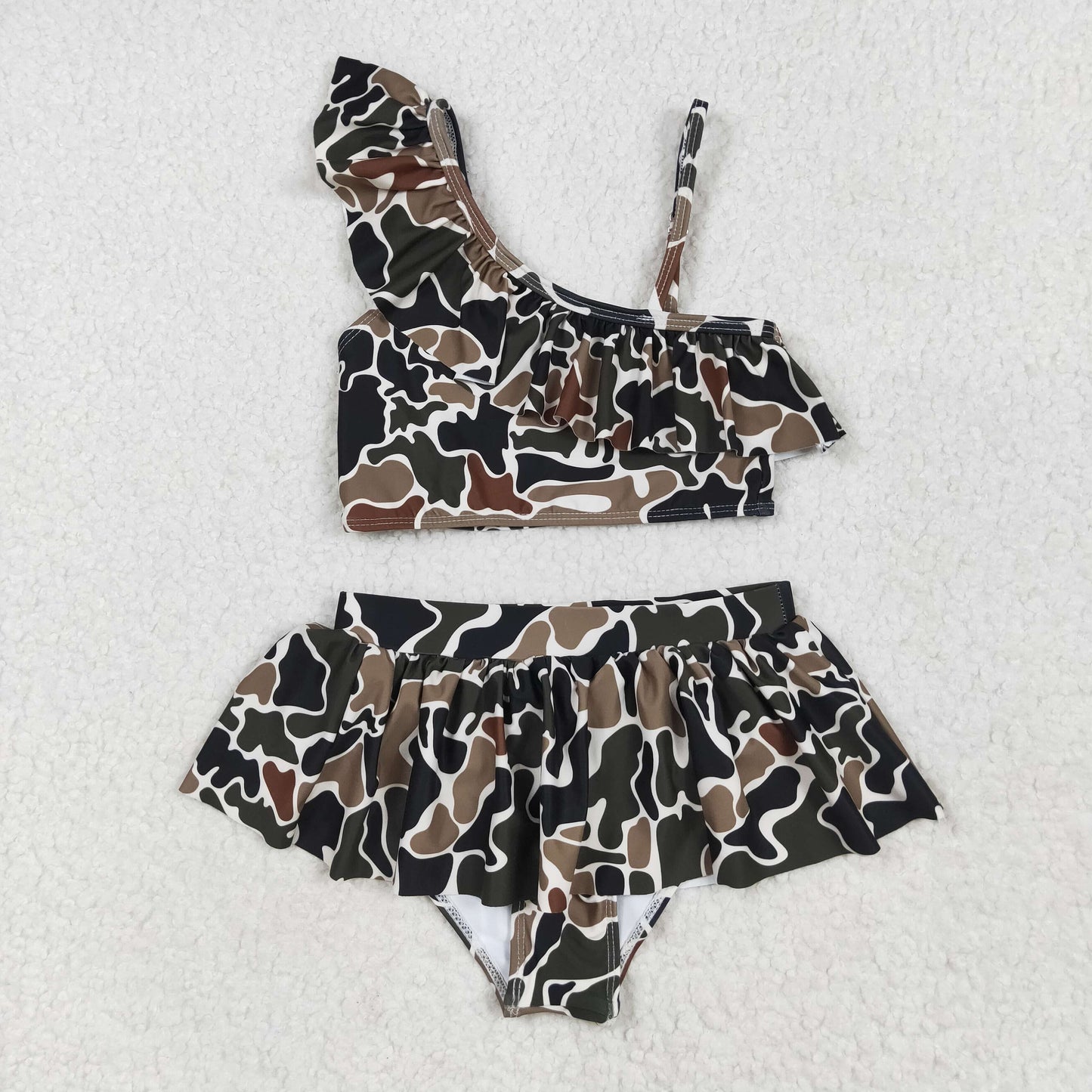 S0481 New Baby girl outfit boutique girls swimwear vest and briefs summer clothes RTS 202505