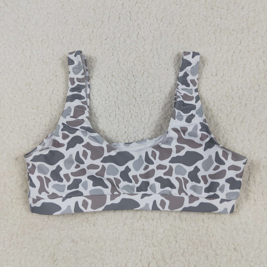 S0556 Women Gray Camo Swimming Vest 202506 RTS