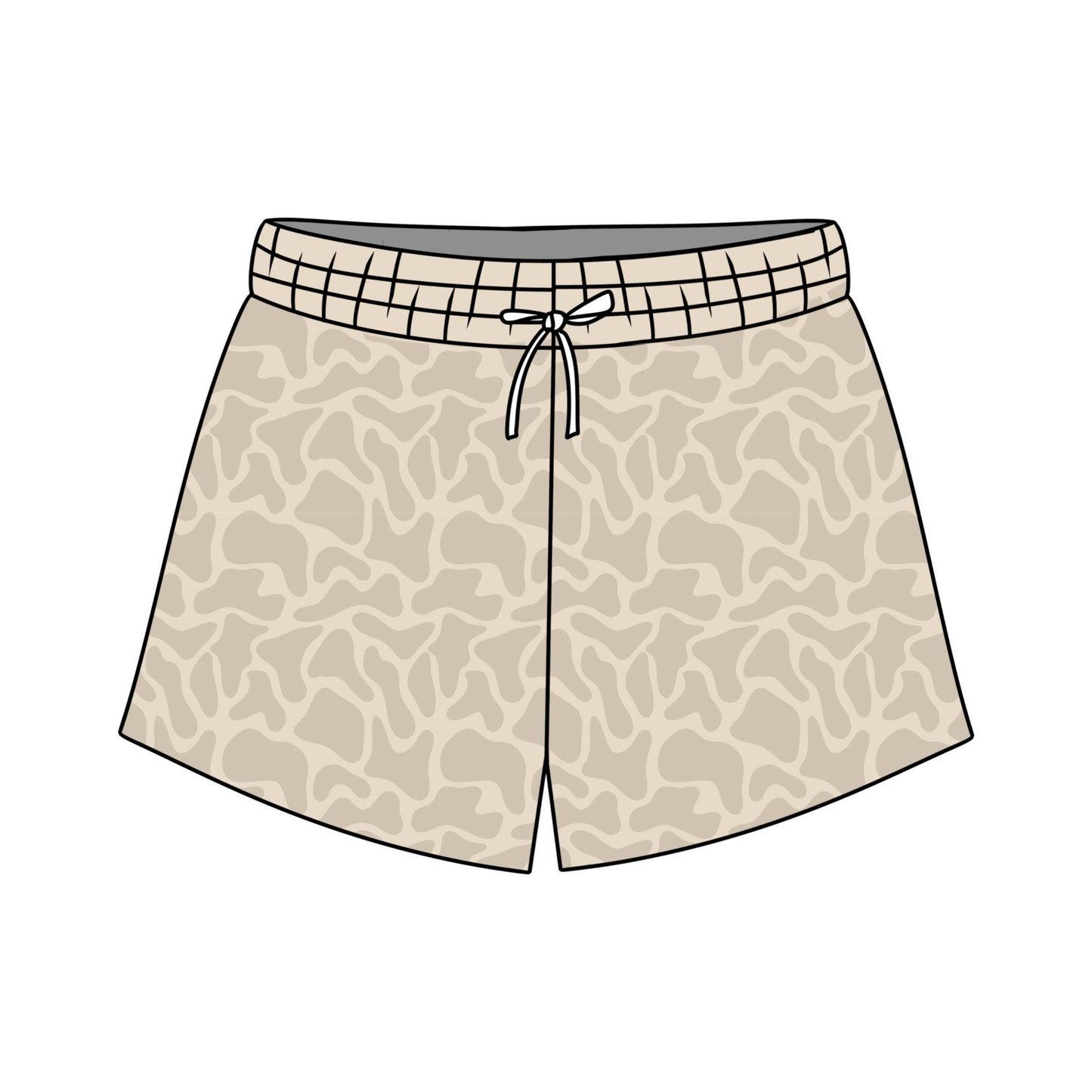 MOQ 5 PCS preorder S0770 Leopard Khaki Shorts Girls Shorts 202603