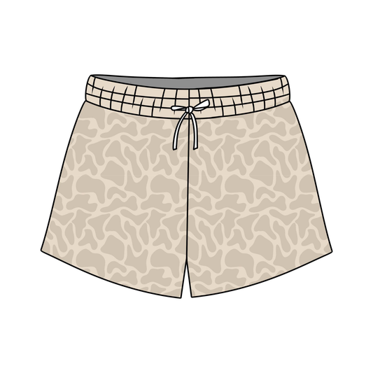 MOQ 5 PCS preorder S0770 Leopard Khaki Shorts Girls Shorts 202603