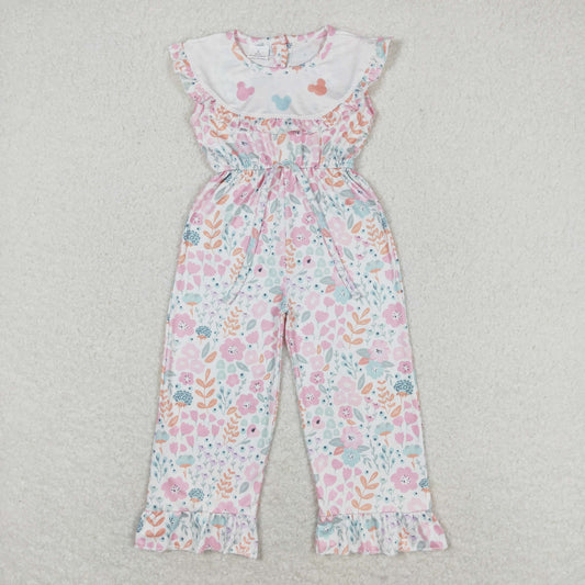 SR1139 Flower lace sleeveless romper high quality wholesale baby girl romper sweet