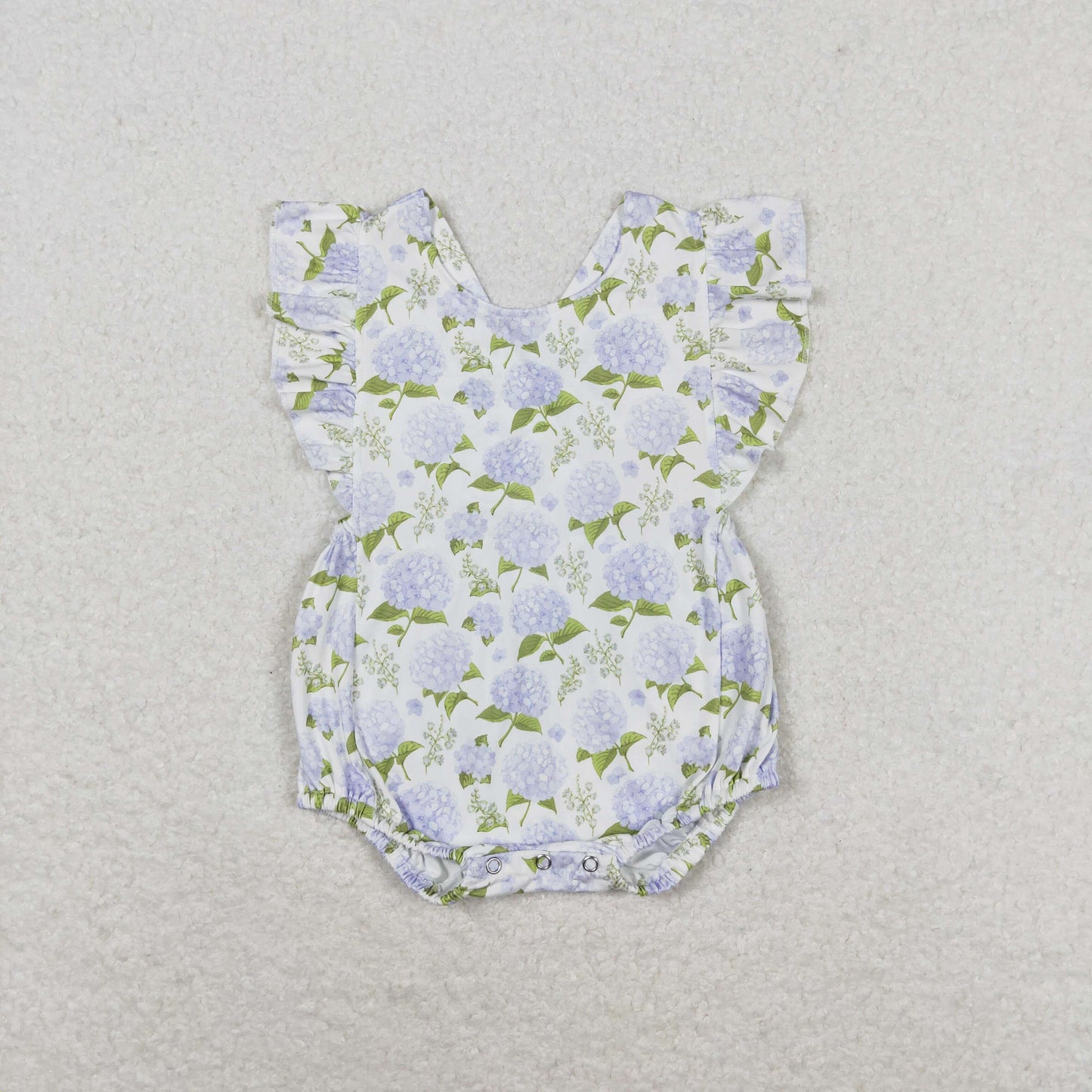 SR1484 Hydrangea Beige Lace vest romper high quality wholesale baby girl romper