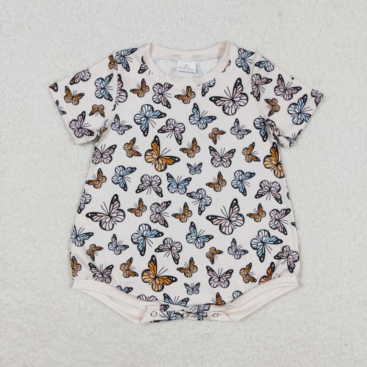 SR1558 Butterfly Short sleeve romper High quality girls rompers
