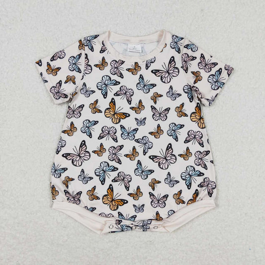 SR1558 Butterfly Short sleeve romper High quality girls rompers