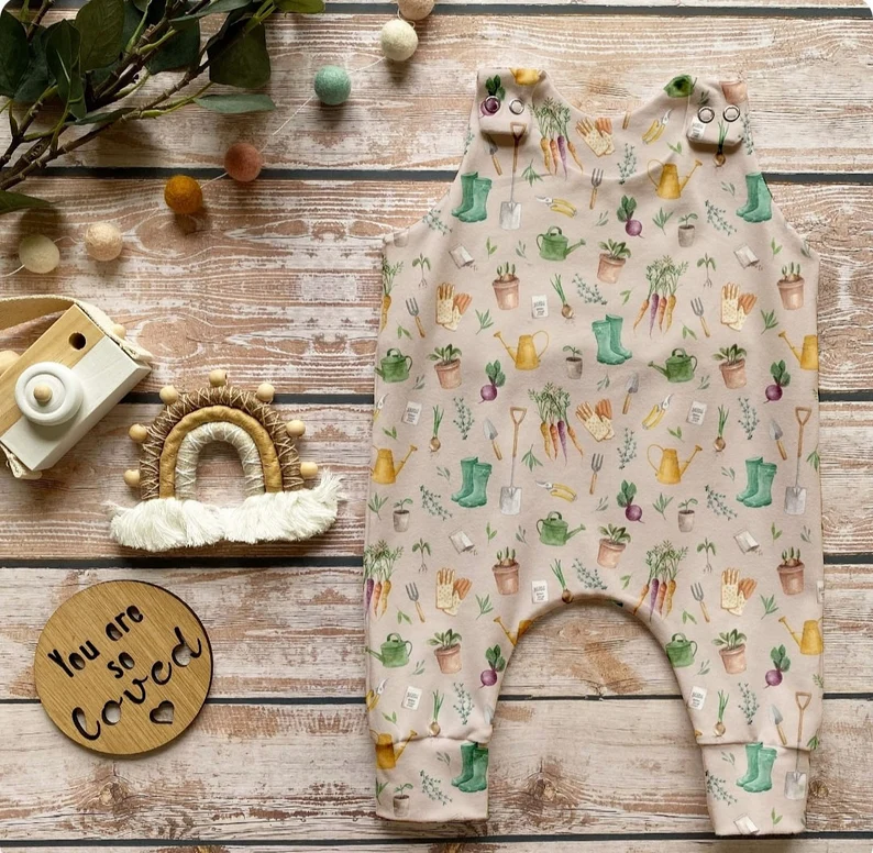MOQ 5 PCS preorder SR3728 Carrot Boots Tools Sleeveless Boys Romper 202512