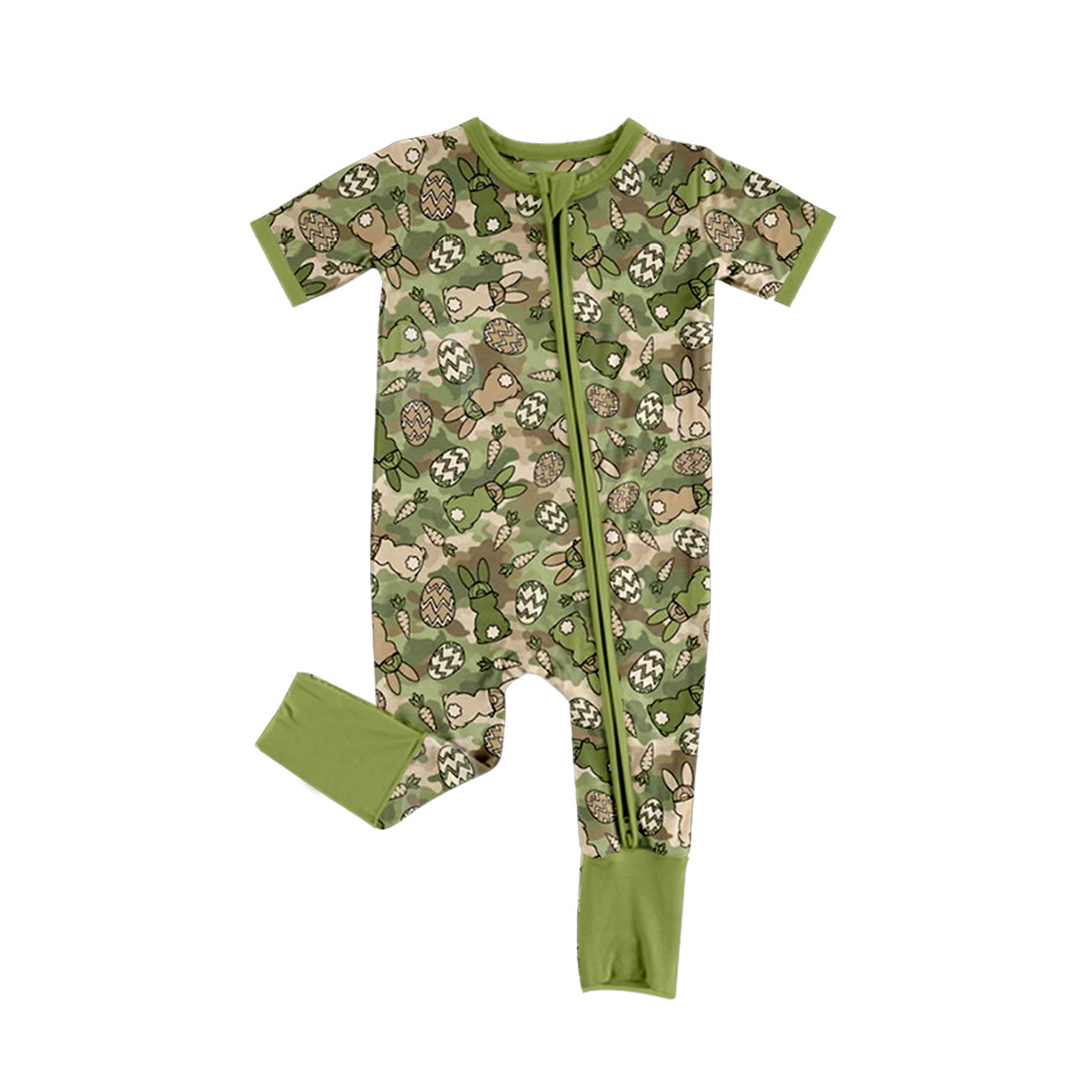 Preorder MOQ 5 pcs Each Style Easter Bunny Camo Kids Matching Clothes 202609