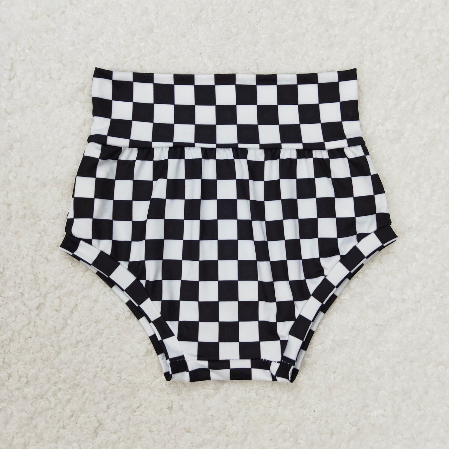 SS0139 Black and white checkered briefs high quality wholesale kids clothing manufacturers