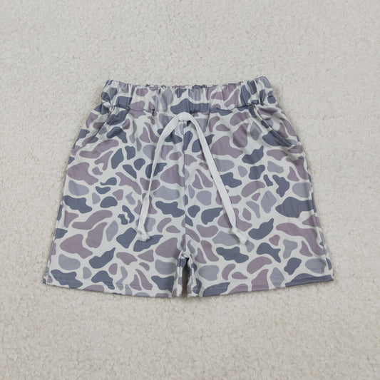 SS0140-2 preorder Gray Blue Camouflage Boys Shorts 202510 RTS