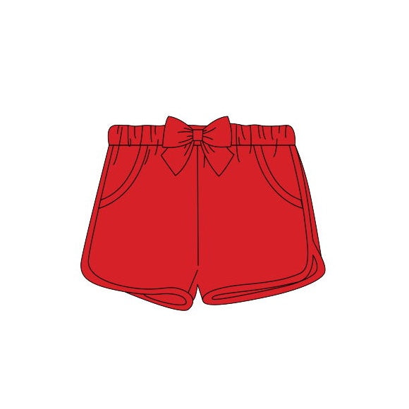 preorder SS0147 Red Girls Shorts Pants