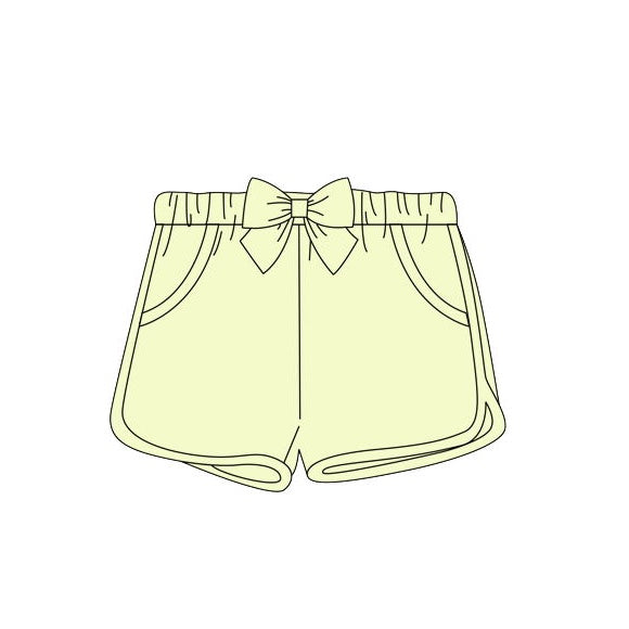 preorder SS0150 Yellow Girls Shorts Pants