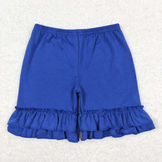 SS0179 Blue Ruffled Girls Shorts RTS 202508
