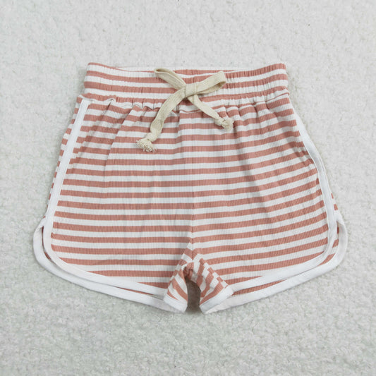 SS0211 Pink Stripe Girls Shorts RTS 202507